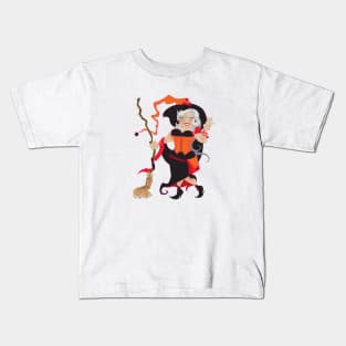 Granny Hex (orange) Kids T-Shirt